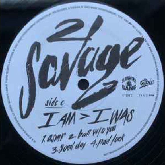 21 Savage ‎– I Am > I Was [2xLP] - Picture 6 of 6
